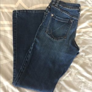 INC size 6 boot cut curvy fit jeans